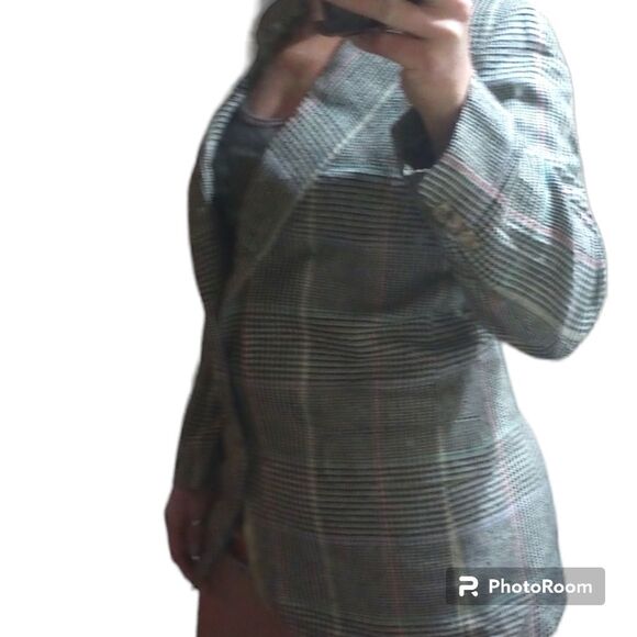 Glenn plaid single breasted Blazer with multicolored stripes - Picture 3 of 15